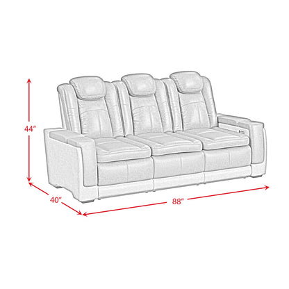  Elements International Lantana U-13660-10562-308PP Power Motion Sofa IMAGE 9