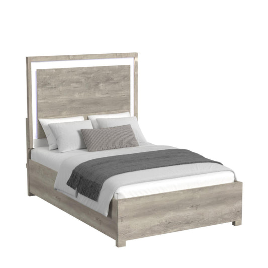  Elements International San Matteo B-16010-7-QBL Queen Bed IMAGE 1