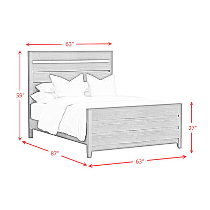  Elements International Tobias B-15990-7-QBL Queen Bed IMAGE 8