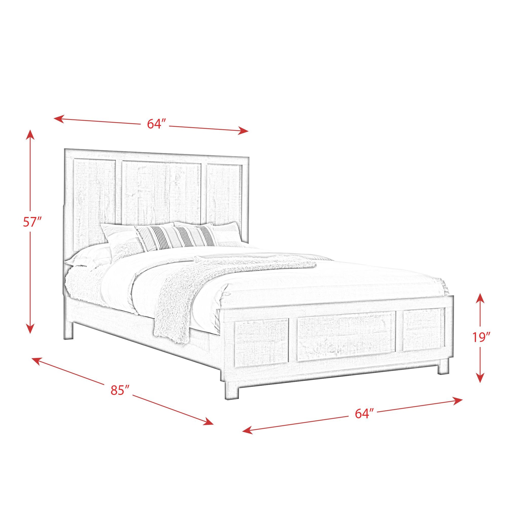  Elements International Harlington HG100QB Queen Panel Bed IMAGE 12
