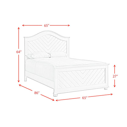  Elements International Kona B-9340-7-QB Queen Panel Bed IMAGE 8