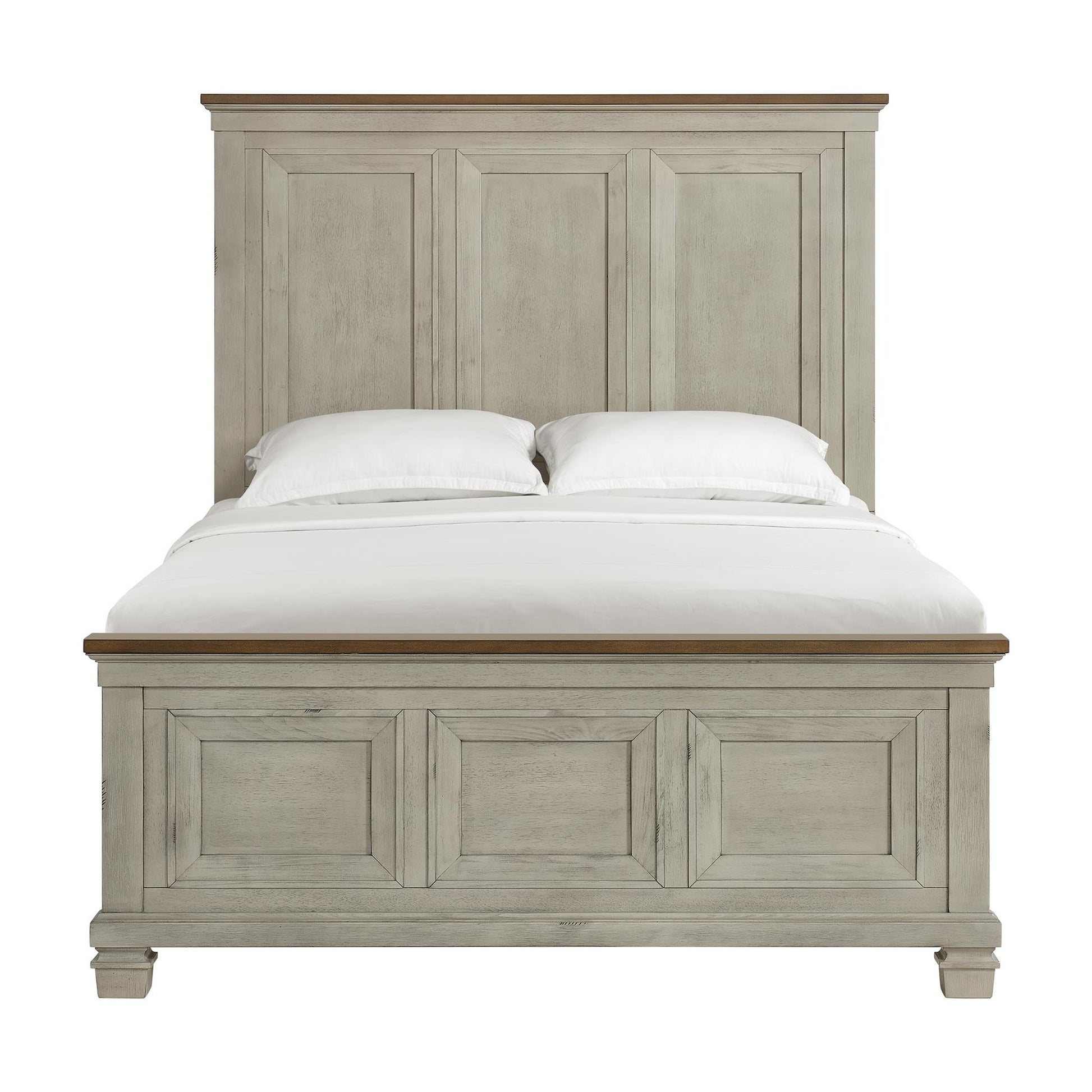  Elements International Farmington B-9890-7-QB Queen Panel Bed IMAGE 2