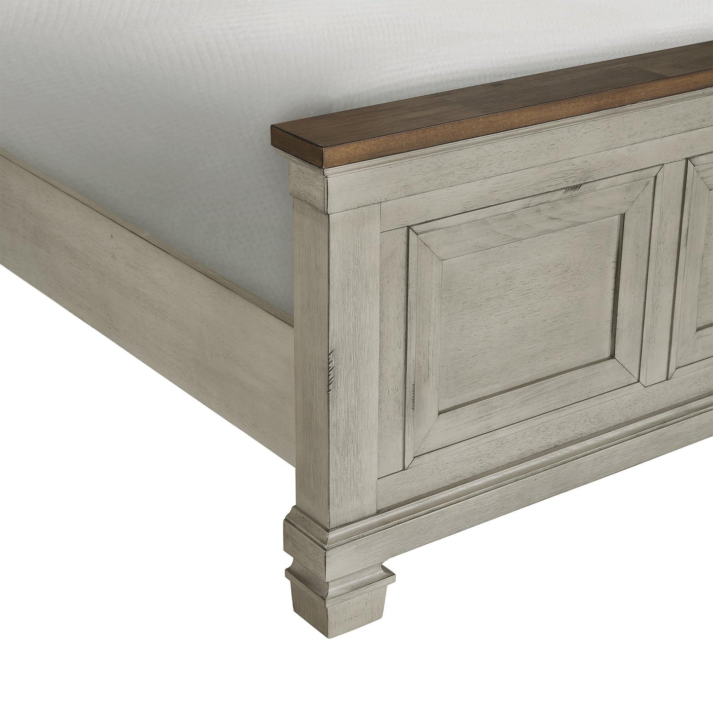  Elements International Farmington B-9890-7-QB Queen Panel Bed IMAGE 6
