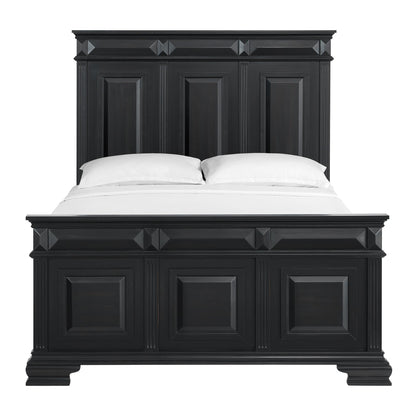  Elements International Bridgestone B-10980-8-QB Queen Panel Bed IMAGE 2