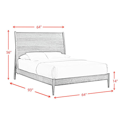  Elements International Malibu MC400QB Queen Panel Bed IMAGE 8