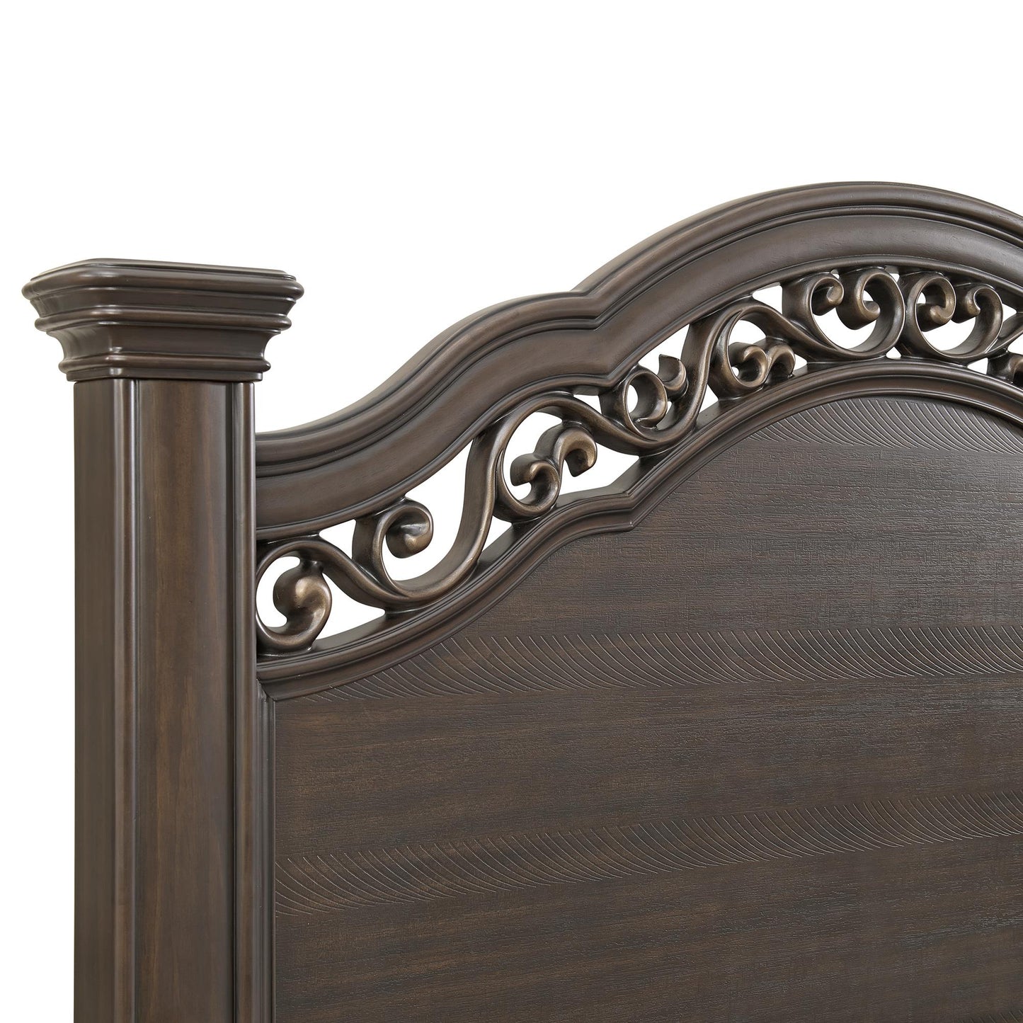  Elements International Brunswick B-13070-5-QB Queen Panel Bed IMAGE 5