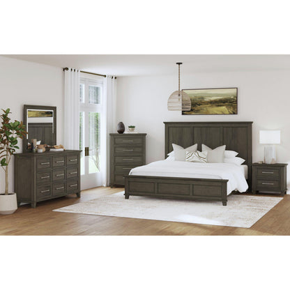  Elements International Canterbury B-13030-3-QB Queen Panel Bed IMAGE 3