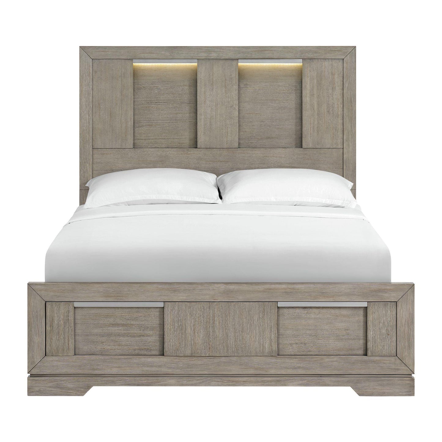  Elements International Kelis B-9770-3-QBL Queen Panel Bed IMAGE 2