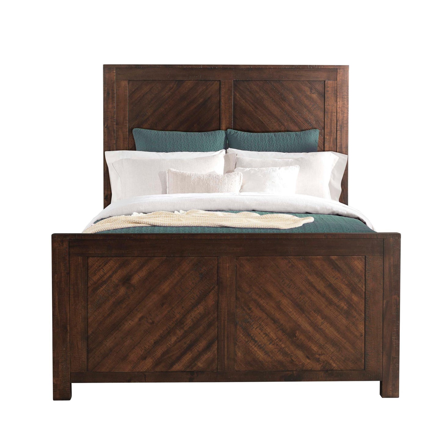  Elements International Jax JX600QB Queen Platform Storage Bed IMAGE 2