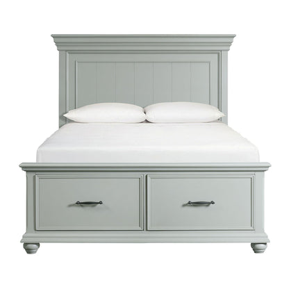  Elements International Slater SR350QB Queen Platform Storage Bed IMAGE 2
