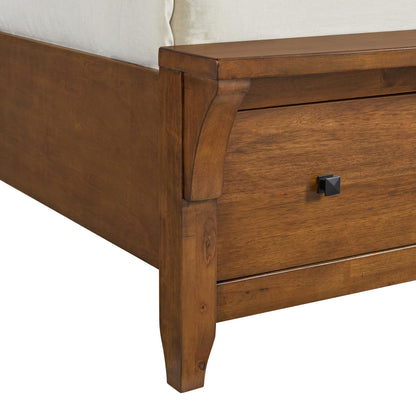  Elements International Gage B-15580-5-QSB Queen Sleigh Storage Bed IMAGE 8