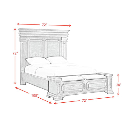  Elements International Kings Court B.10315.QSB Queen Storage Bed IMAGE 11