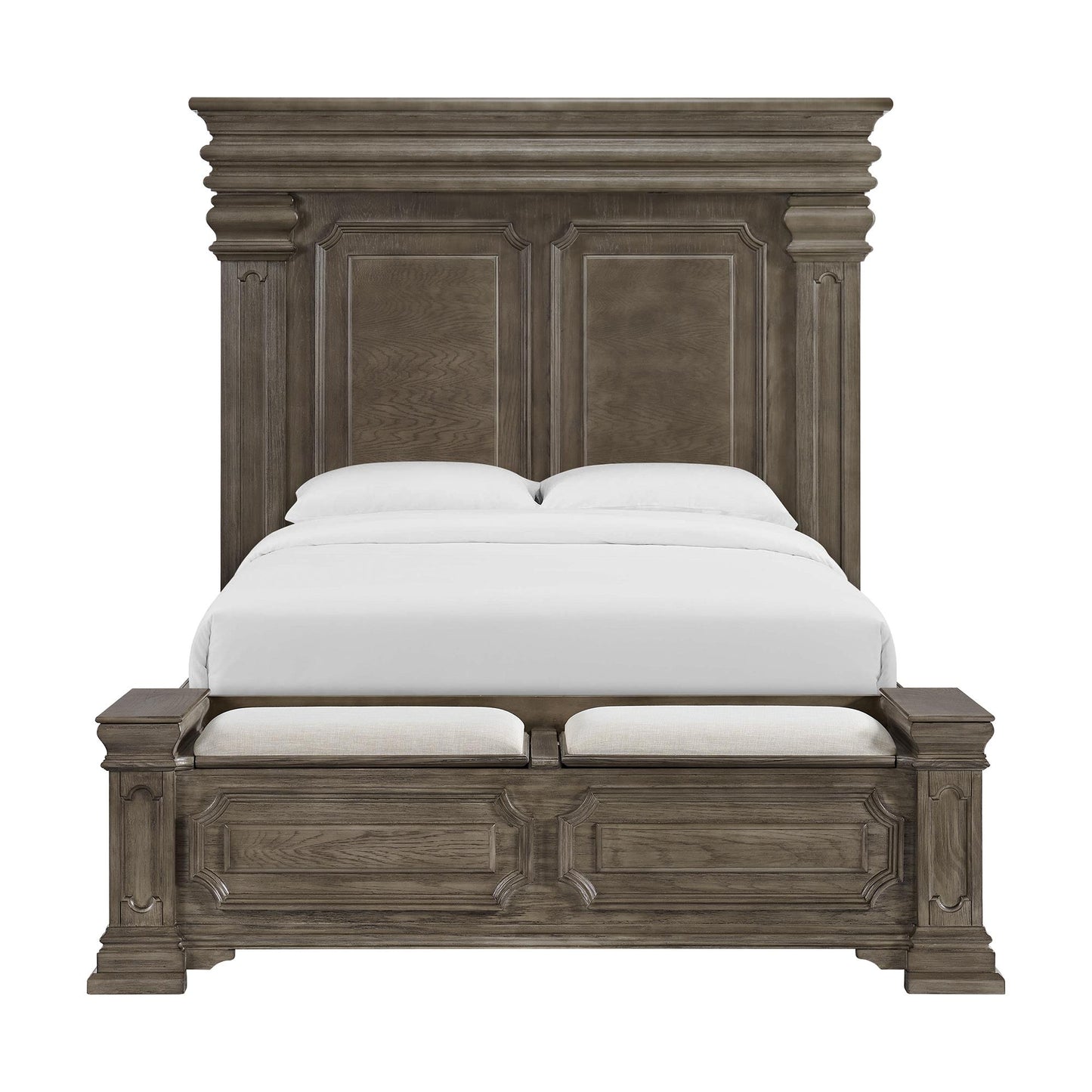  Elements International Kings Court B.10315.QSB Queen Storage Bed IMAGE 2