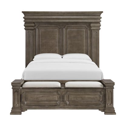  Elements International Kings Court B.10315.QSB Queen Storage Bed IMAGE 2