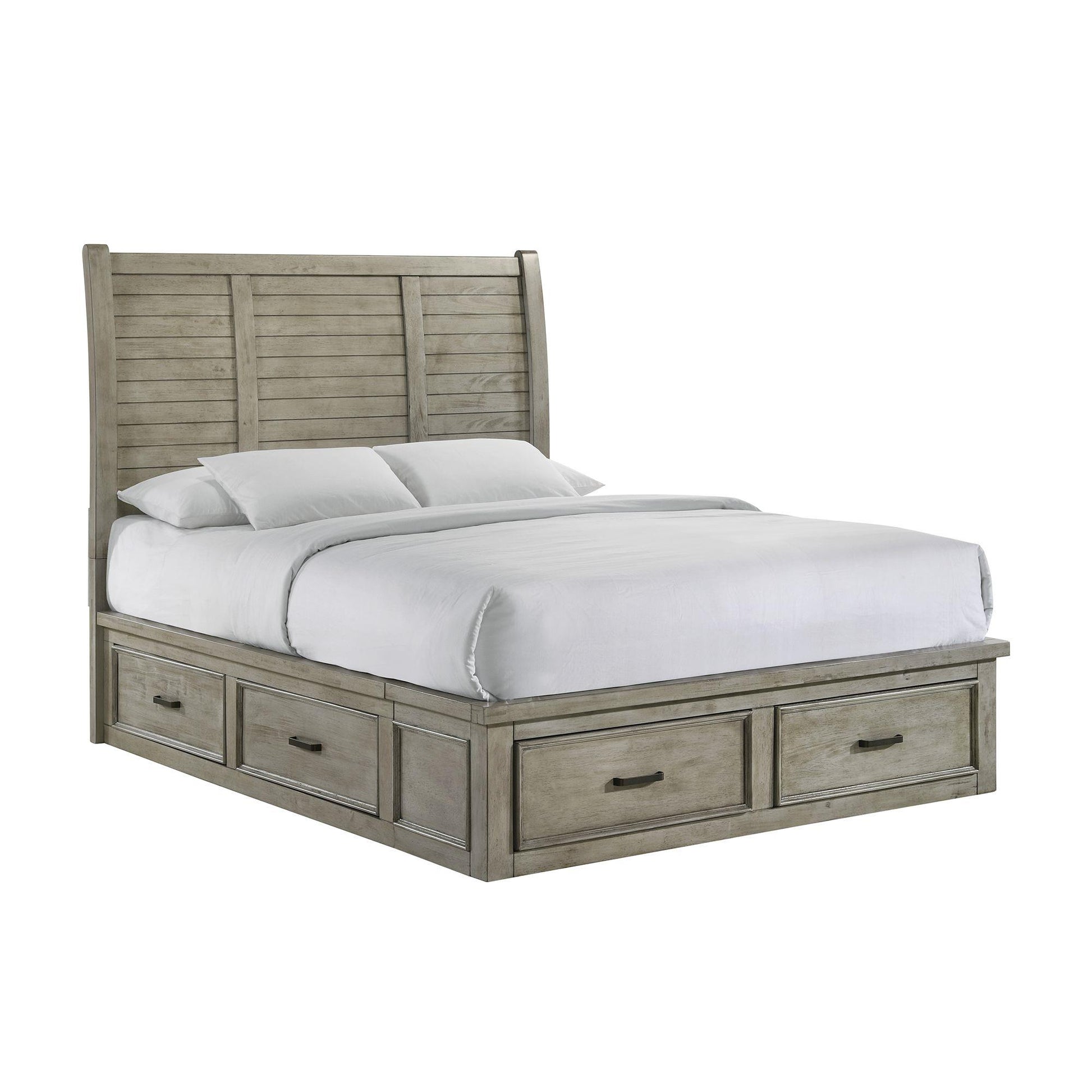  Elements International Sullivan SV300QB Queen Storage Bed IMAGE 1