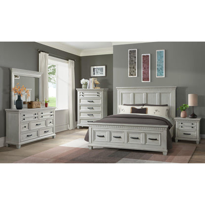  Elements International McCoy B-10530-7-QSB Queen Storage Bed IMAGE 3