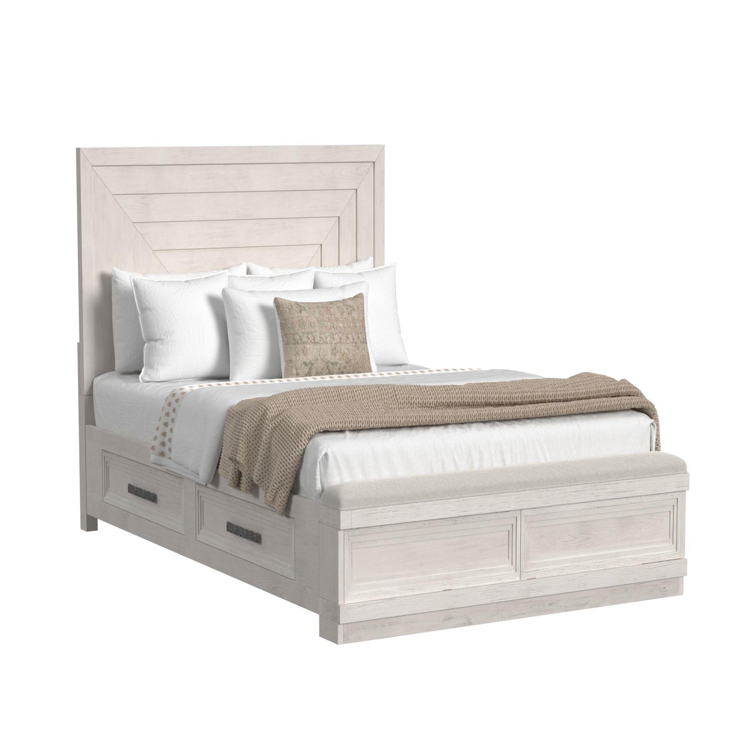  Elements International Avalanche B-11600-7-QSB Queen Storage Bed IMAGE 1