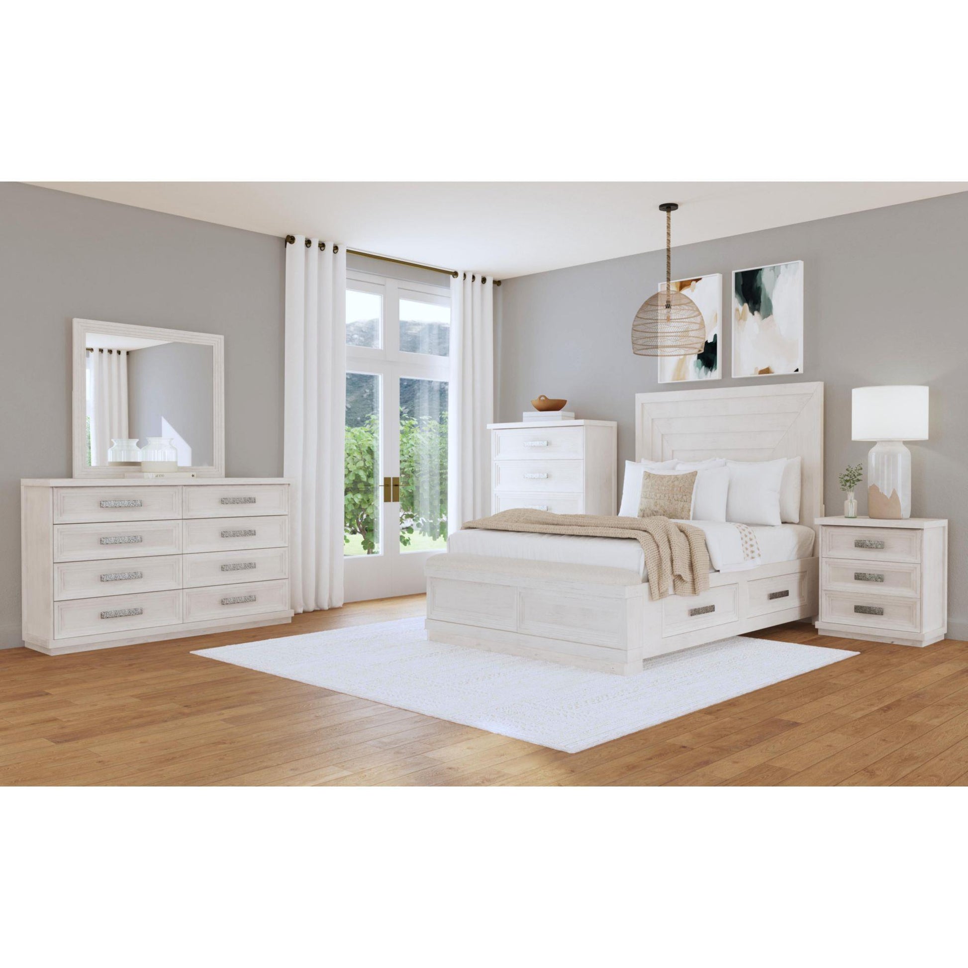  Elements International Avalanche B-11600-7-QSB Queen Storage Bed IMAGE 4