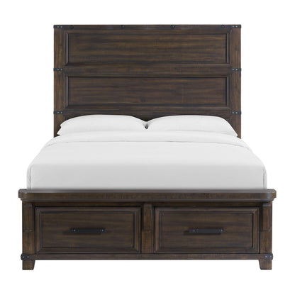  Elements International Colorado City B-13010-8-QSB Queen Storage Bed IMAGE 2