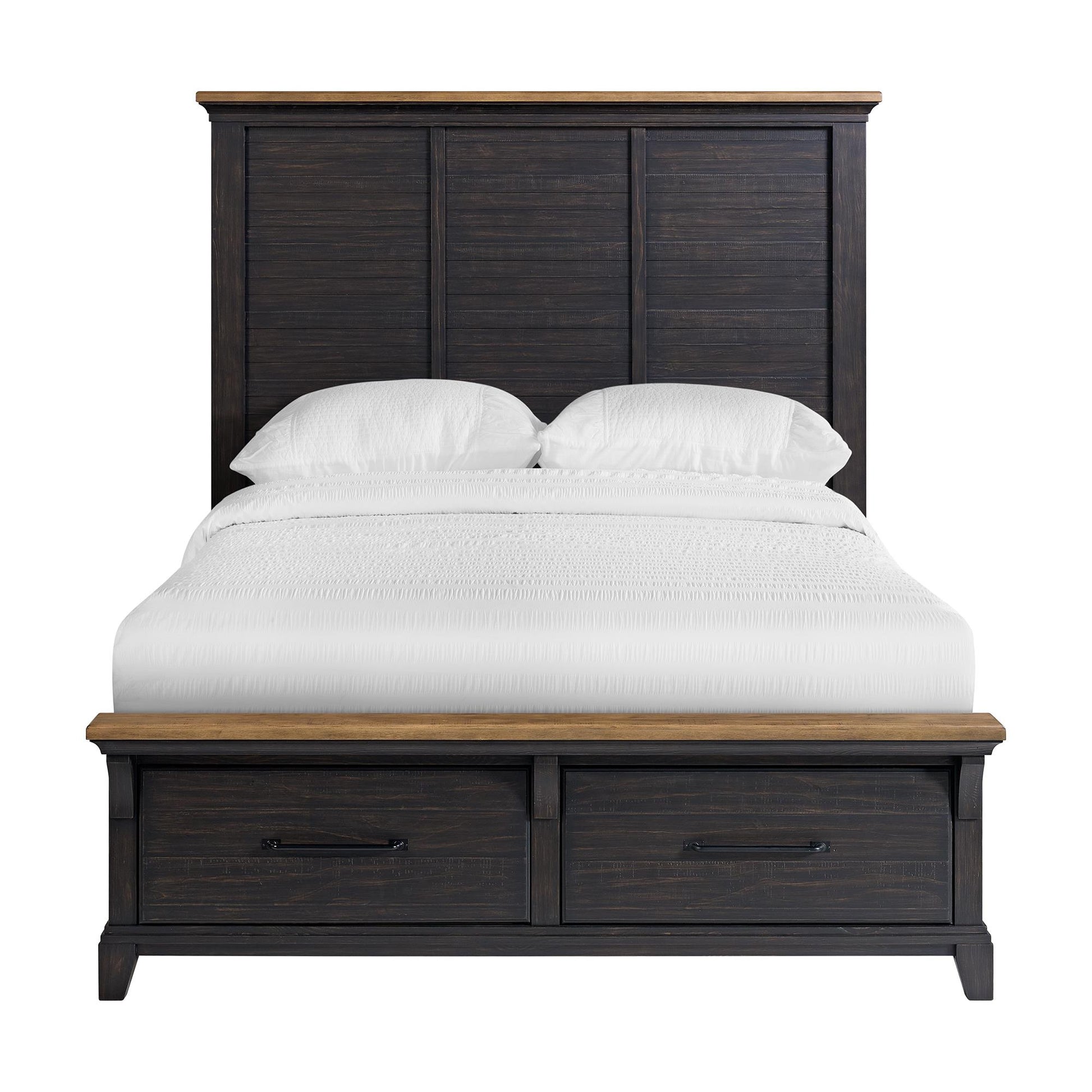  Elements International Montrose B-16670-5-QSB Queen Storage Bed IMAGE 2