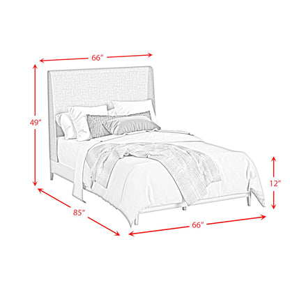  Elements International Westland B-13000-6-QUB Queen Upholstered Bed IMAGE 9