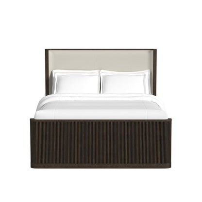  Elements International Sylvie B-16000-5-QUB Queen Upholstered Bed IMAGE 2
