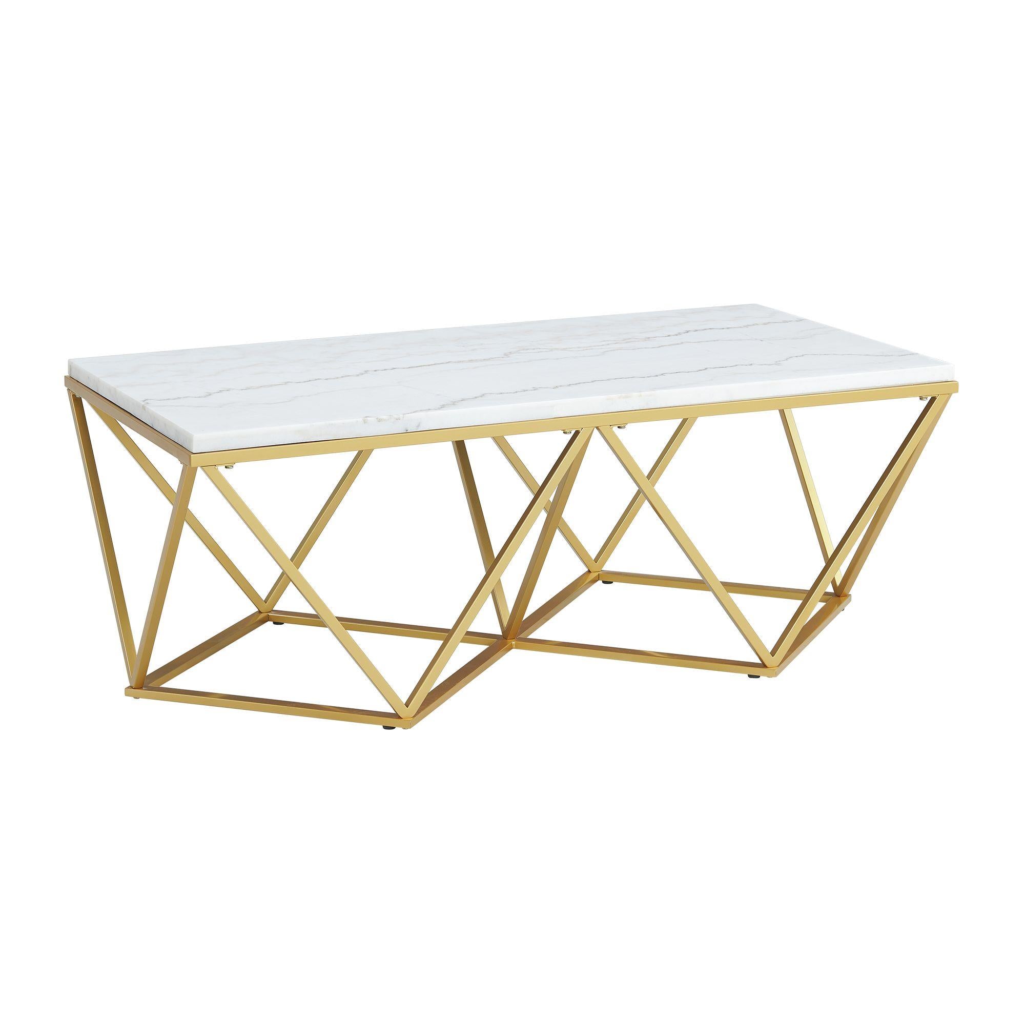  Elements International Riko CRK120CT Rectangular Coffee Table IMAGE 1
