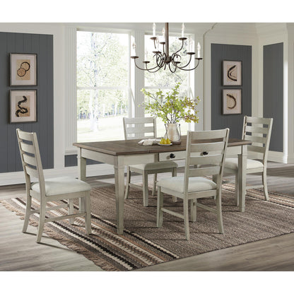 Elements International Farmington D-9890-7-DT Rectangular Dining Table IMAGE 4