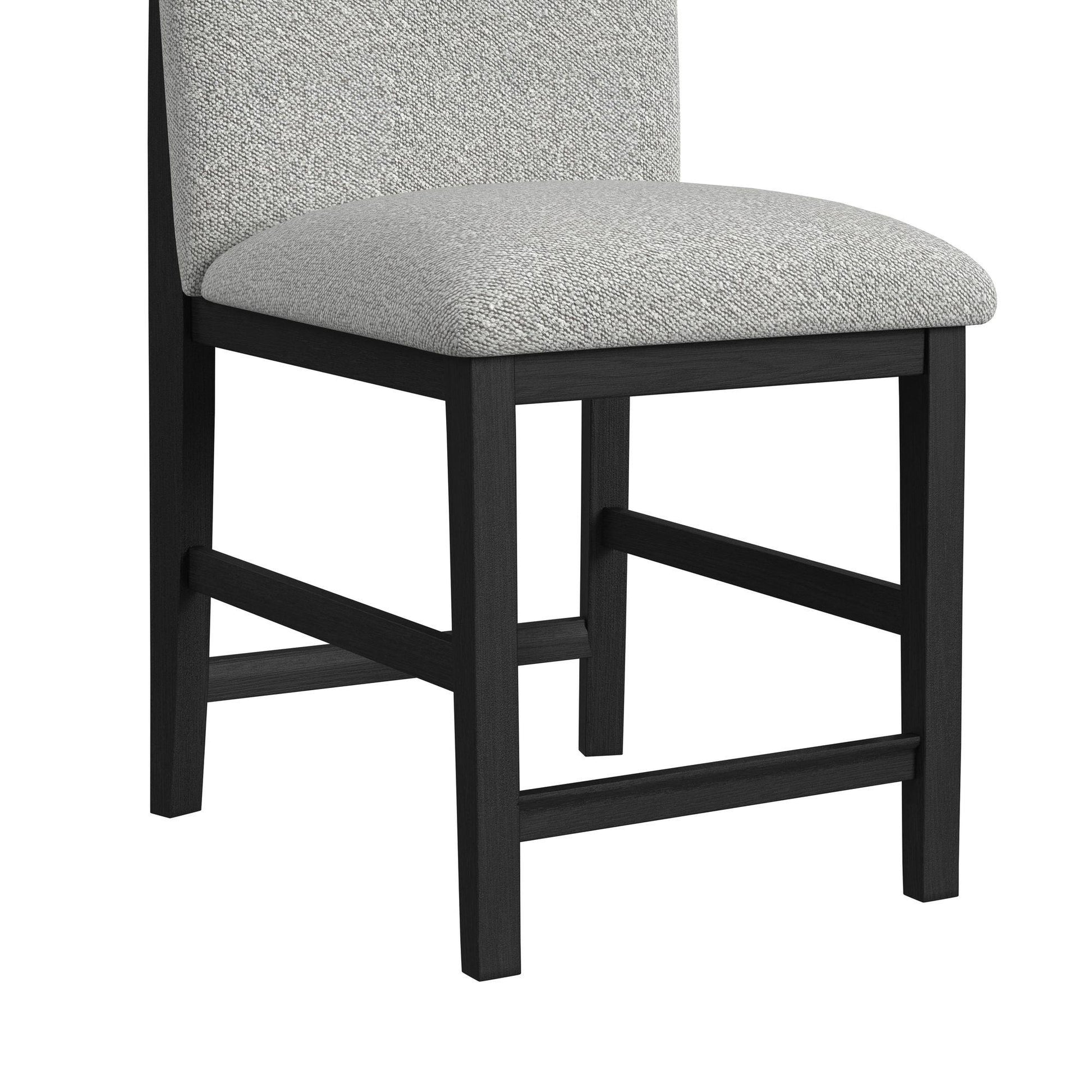  Elements International Portland D-1710-8-CST2 Round Back Counter Stool IMAGE 6