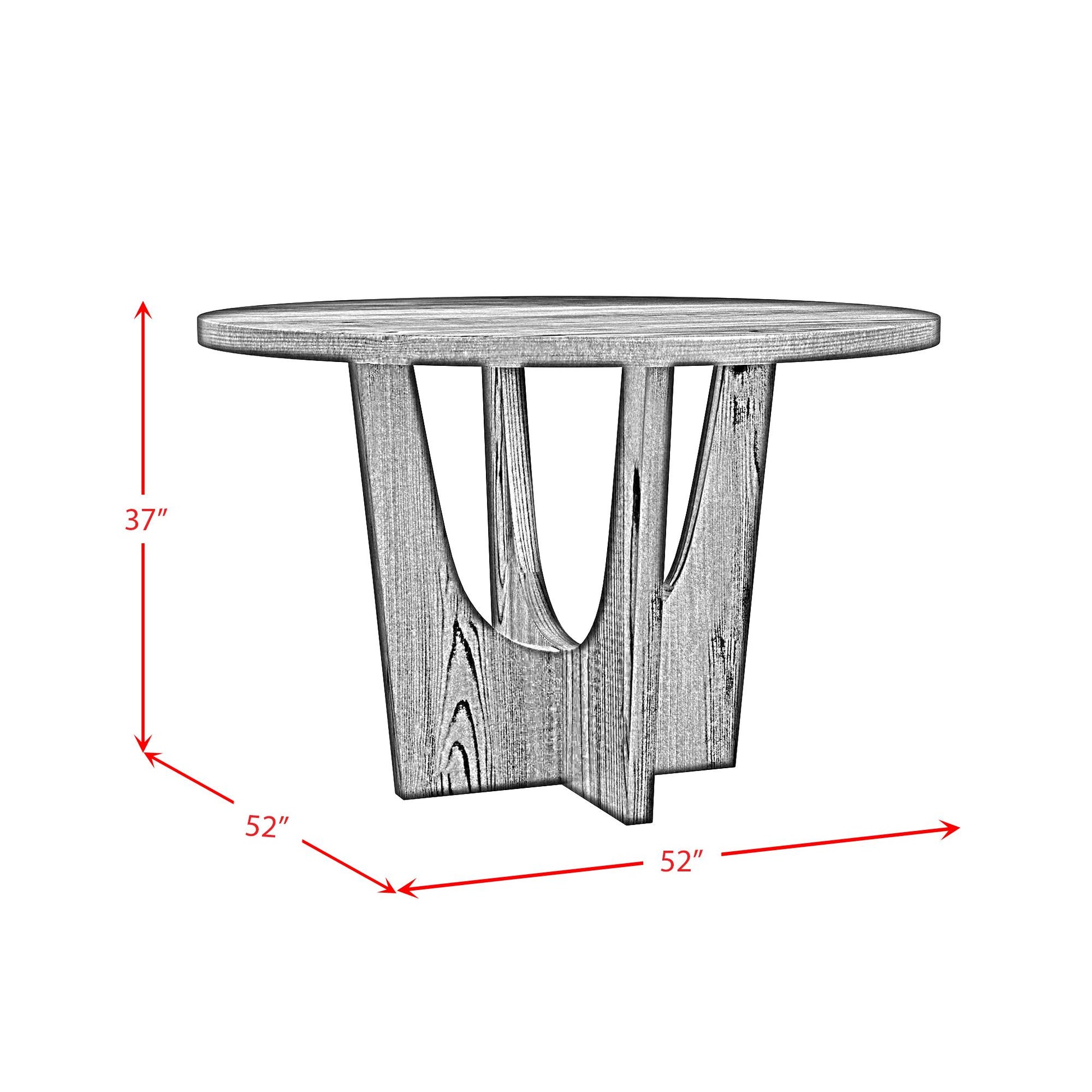  Elements International Oregon D-17380-8-CT1 Round Counter Table IMAGE 7