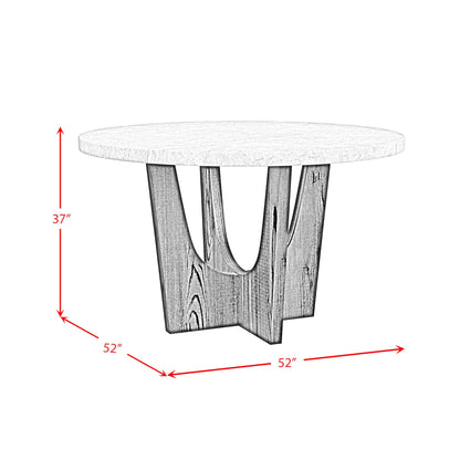  Elements International Oregon D-17380-8-CT2 Round Counter Table IMAGE 8