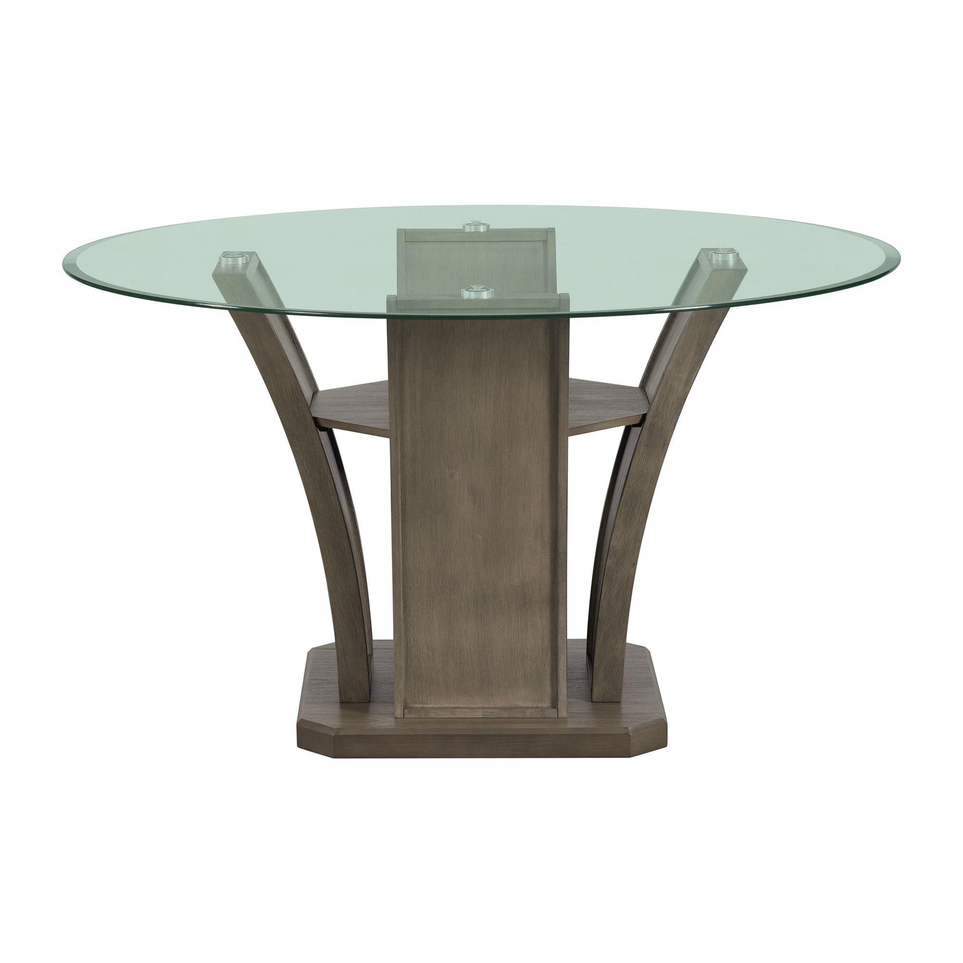  Elements International Dapper DPR300RDTTB Round Dining Table IMAGE 2