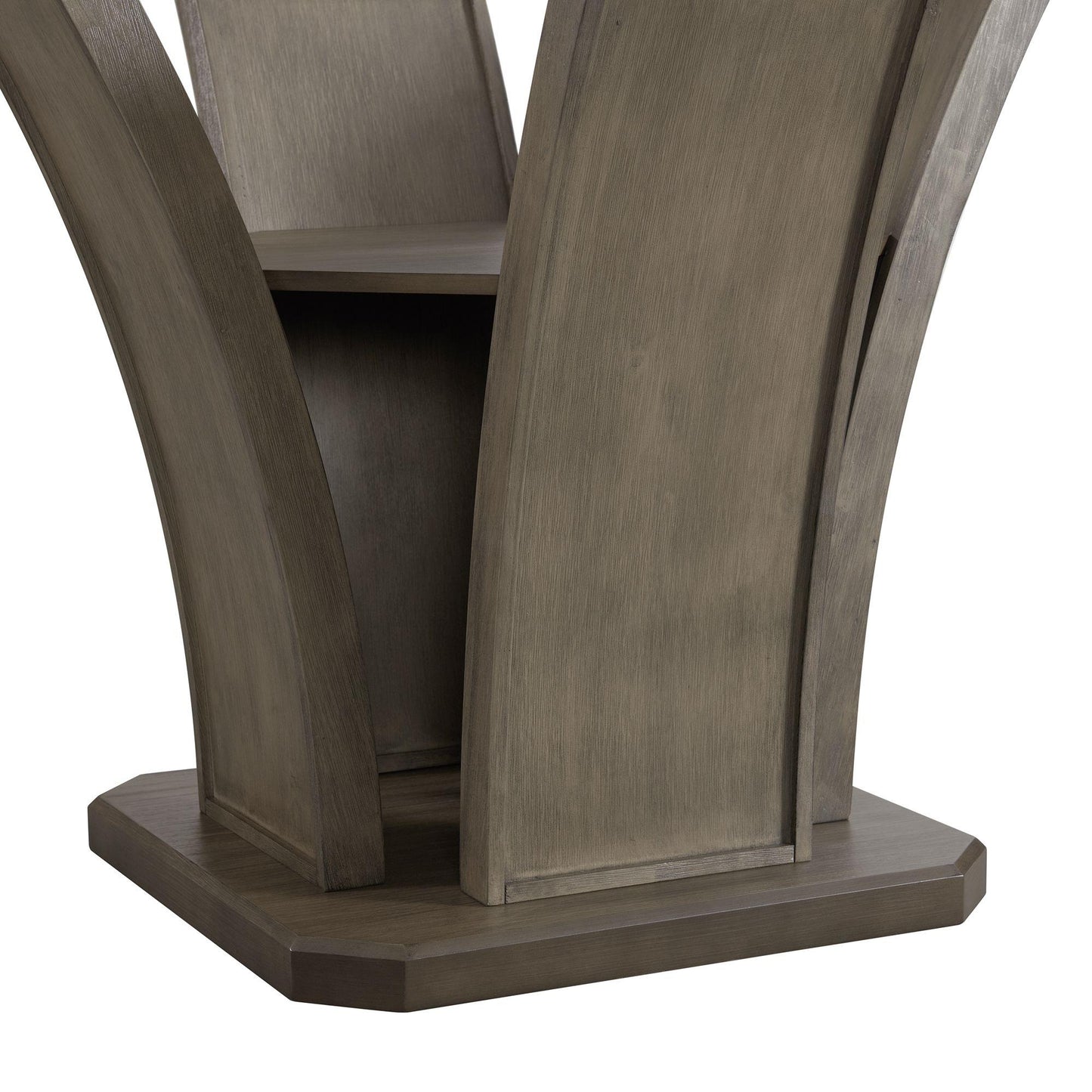  Elements International Dapper DPR300RDTTB Round Dining Table IMAGE 6