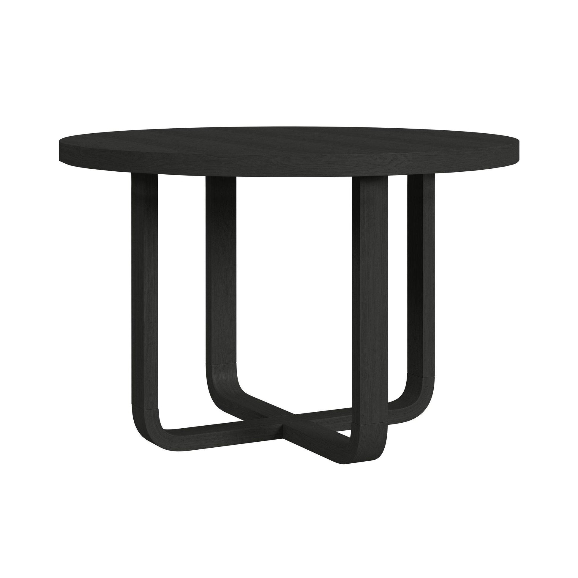  Elements International Ridgemont D-14440-8W-RDT Round Dining Table IMAGE 1