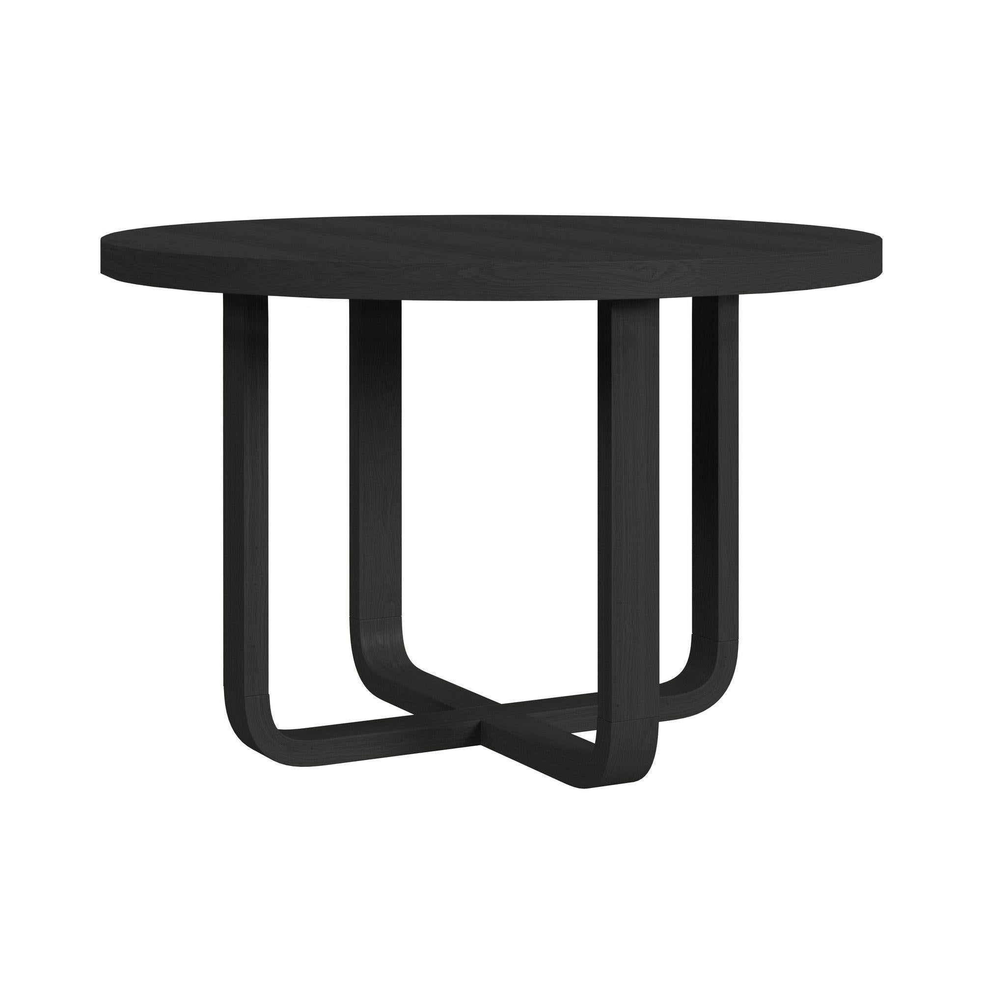  Elements International Ridgemont D-14440-8W-RDT Round Dining Table IMAGE 1