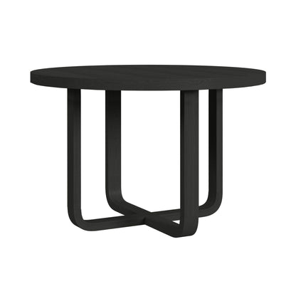  Elements International Ridgemont D-14440-8W-RDT Round Dining Table IMAGE 1