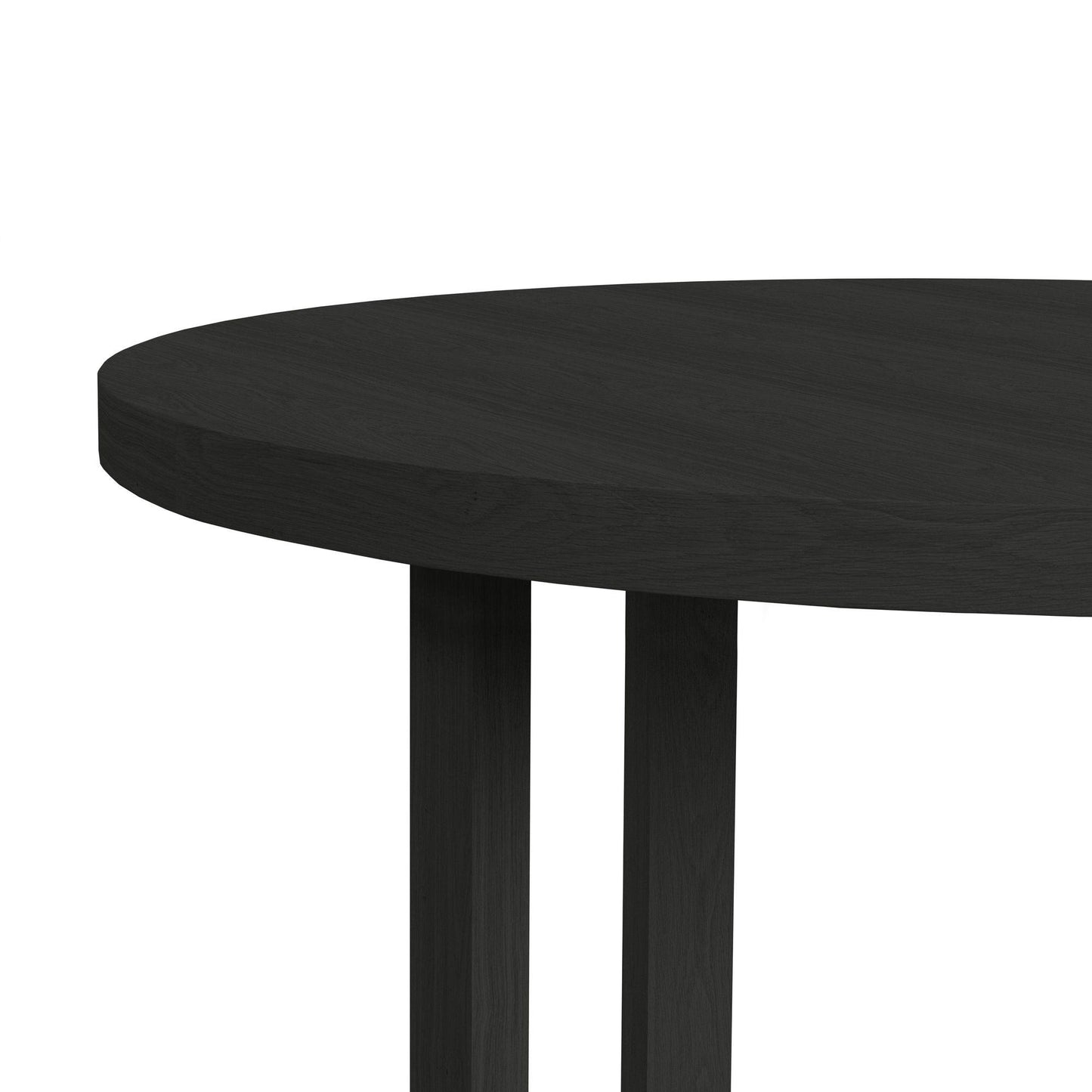  Elements International Ridgemont D-14440-8W-RDT Round Dining Table IMAGE 6