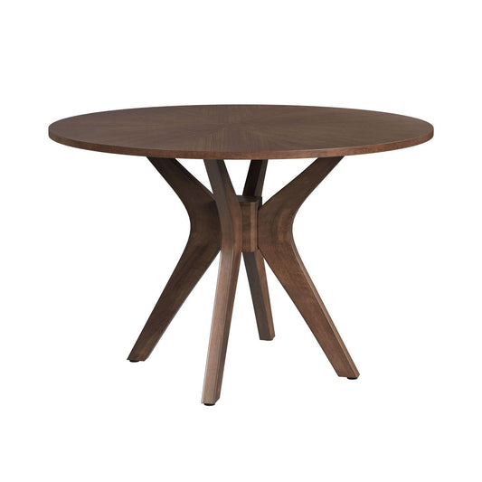  Elements International Santa Barbara D-16550-5-RDT Round Dining Table IMAGE 1