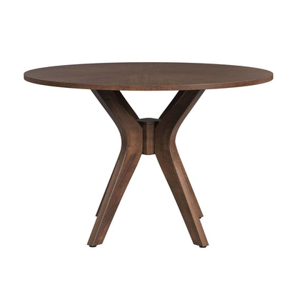  Elements International Santa Barbara D-16550-5-RDT Round Dining Table IMAGE 2