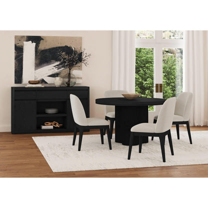  Elements International Rosalie D-16860-8-RDT Round Dining Table IMAGE 3