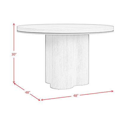  Elements International Rosalie D-16860-6-RDT Round Dining Table IMAGE 7