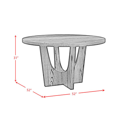  Elements International Oregon D-17380-8-DT1 Round Dining Table IMAGE 7