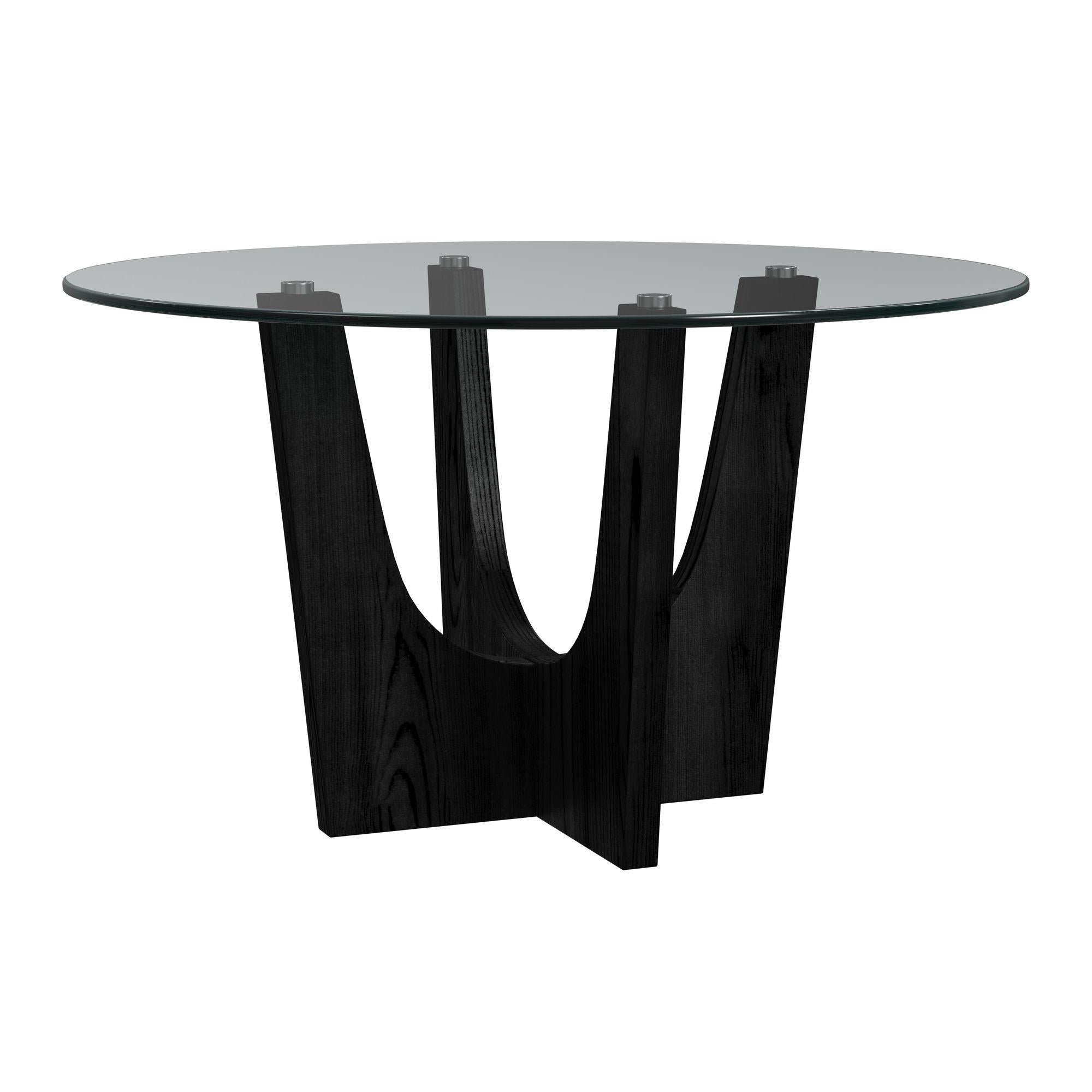  Elements International Oregon D-17380-8-DT3 Round Dining Table IMAGE 1