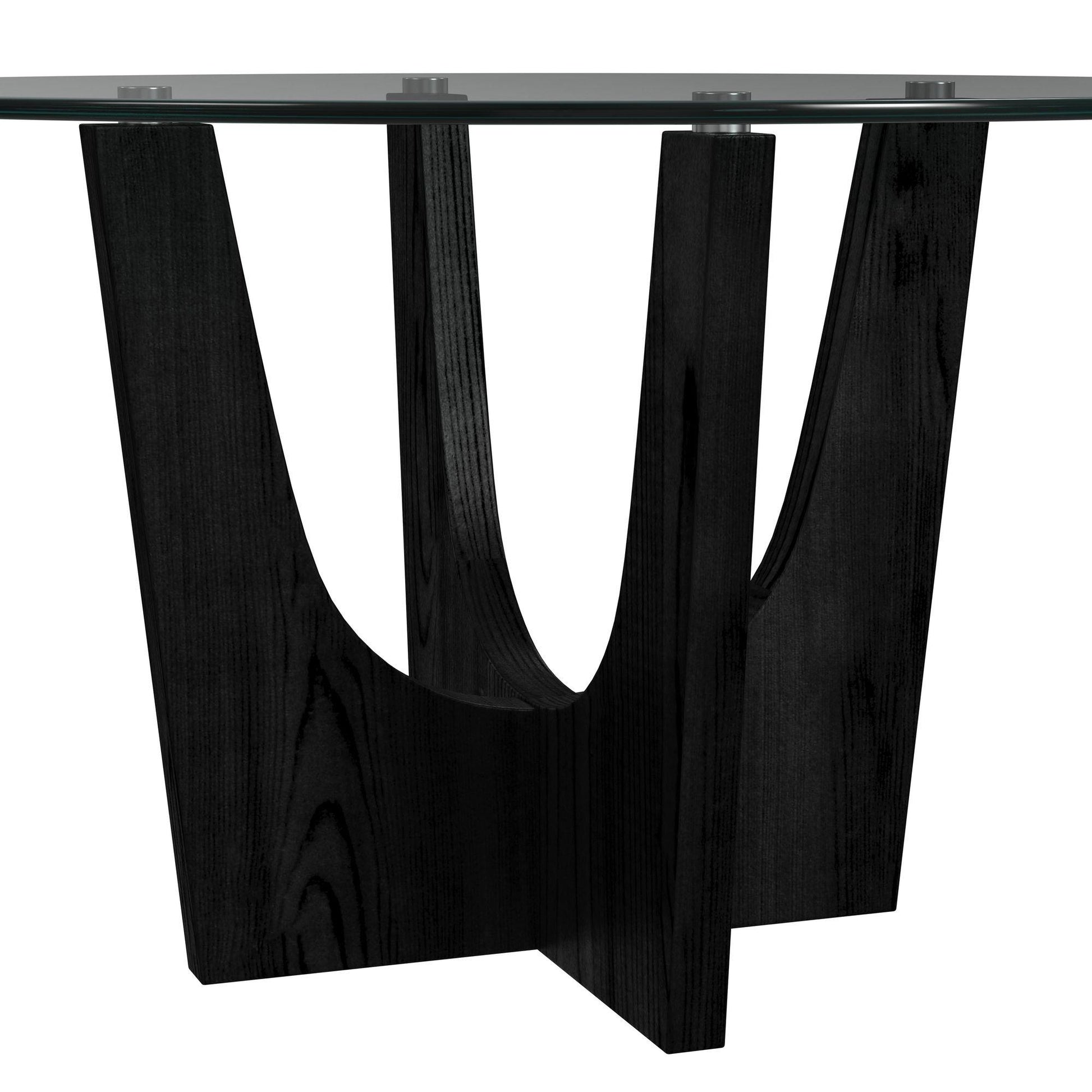  Elements International Oregon D-17380-8-DT3 Round Dining Table IMAGE 6