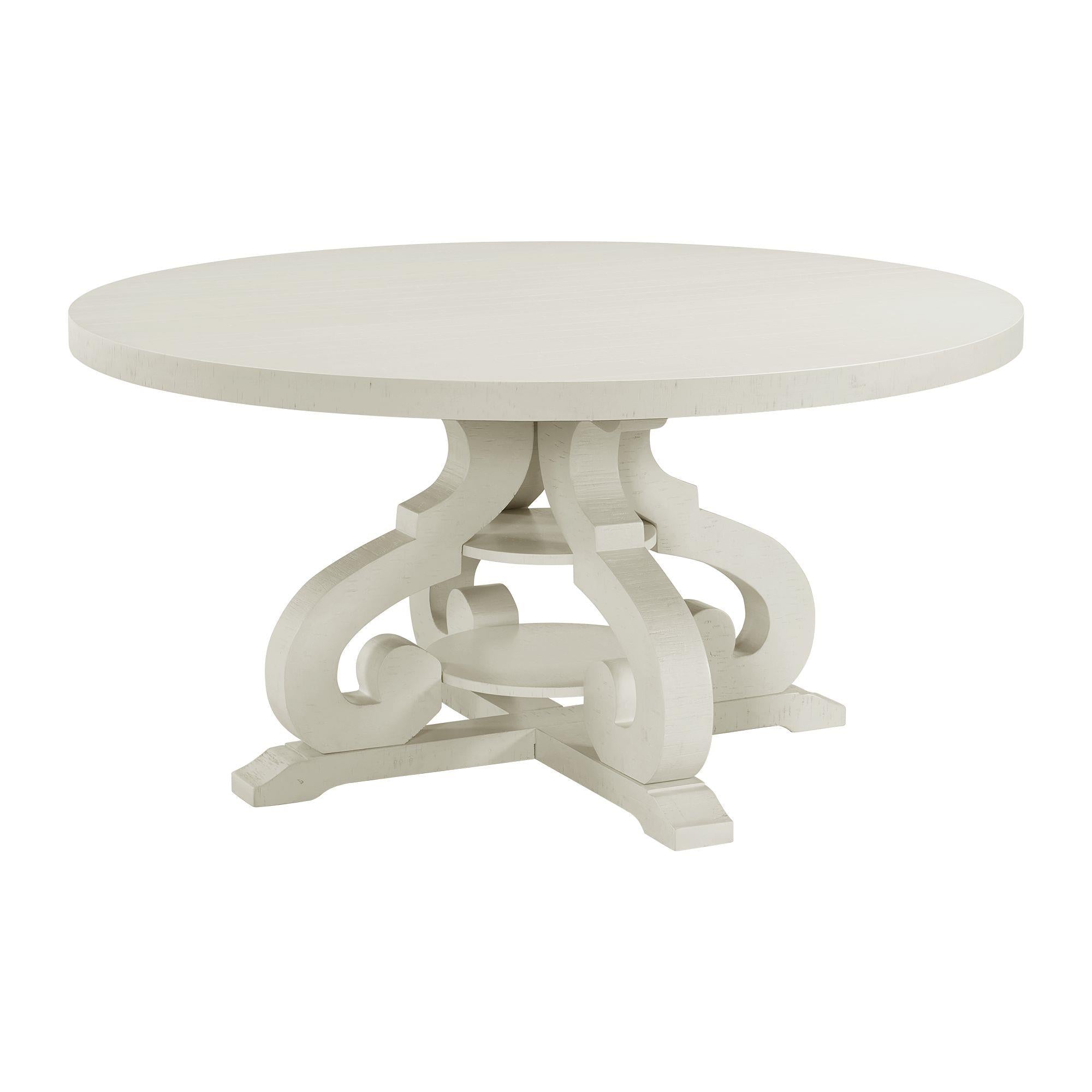  Elements International Stone DST780DT Round Dining Table IMAGE 1