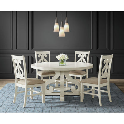  Elements International Stone DST780DT Round Dining Table IMAGE 4