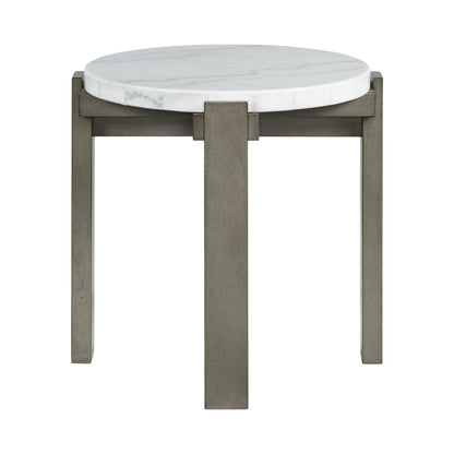  Elements International Rosamel T.17820.ET Round End Table IMAGE 2
