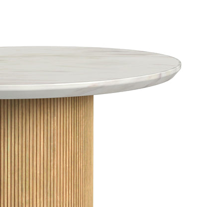  Elements International Sylvie T-16000-6-RET Round End Table IMAGE 5