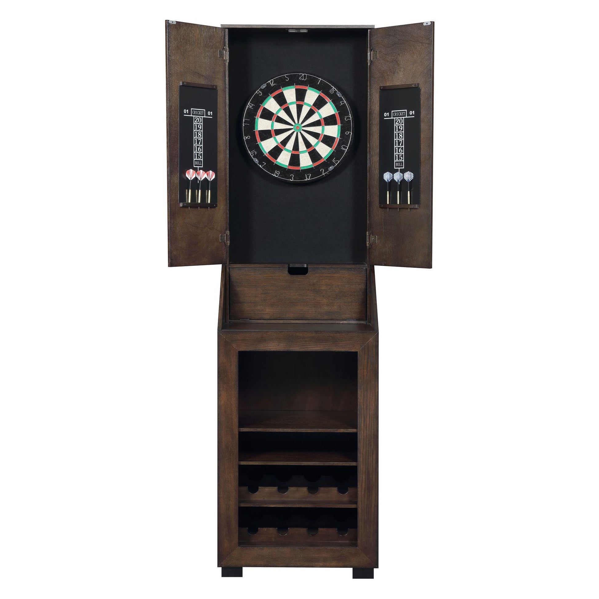  Elements International Bone GTBN100DBC S Dartboard Cabinet IMAGE 3