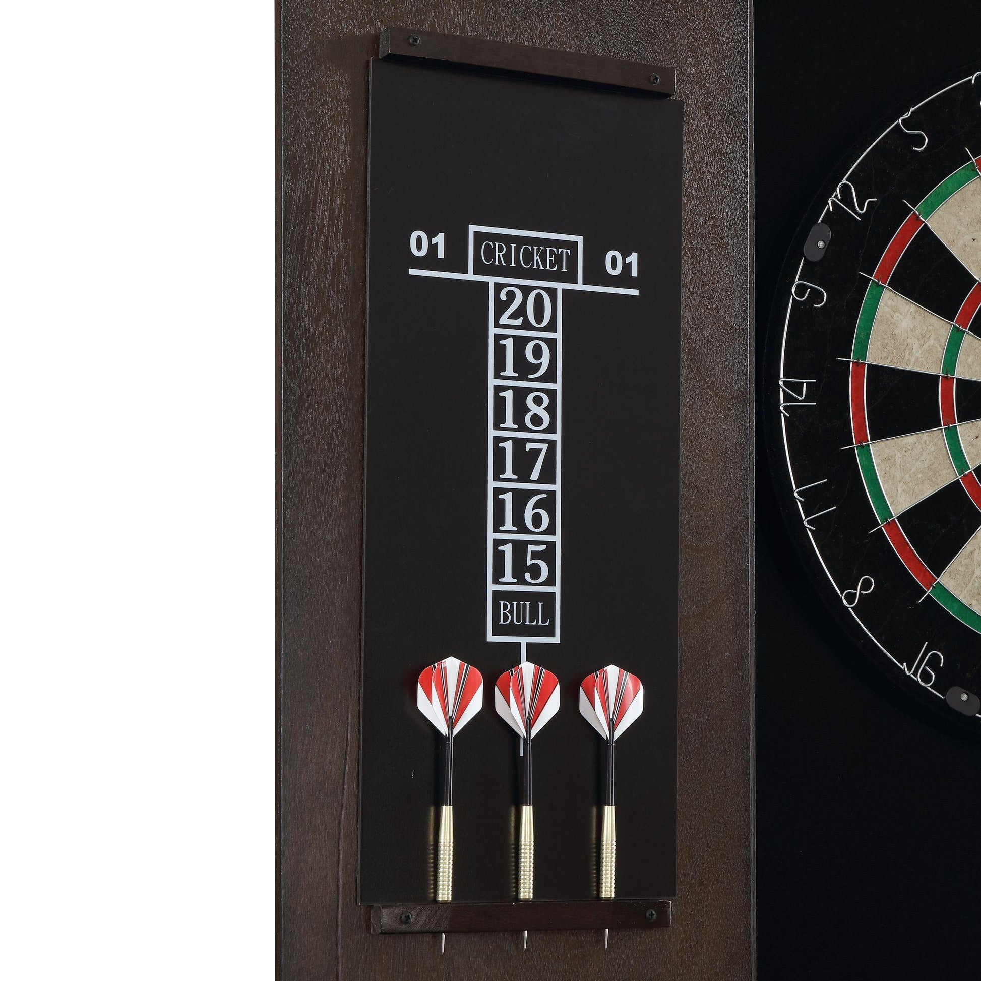  Elements International Bone GTBN100DBC S Dartboard Cabinet IMAGE 8
